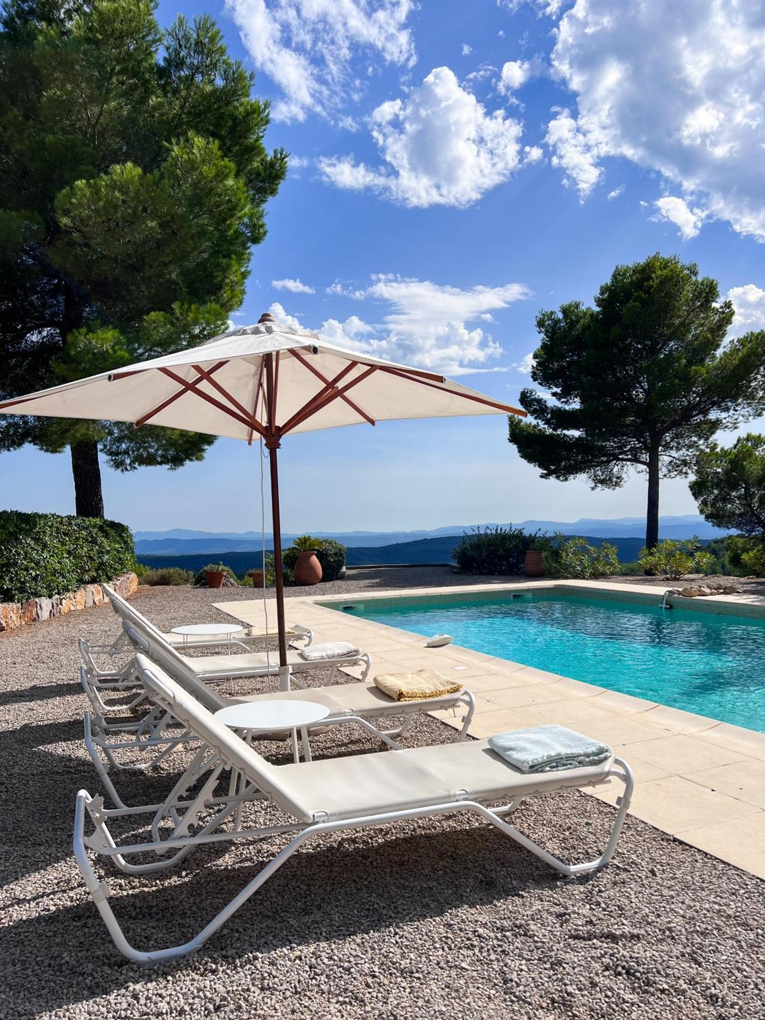 Villa "Le Sortilege" Vue Panoramique Et Piscine Tourtour Exterior photo