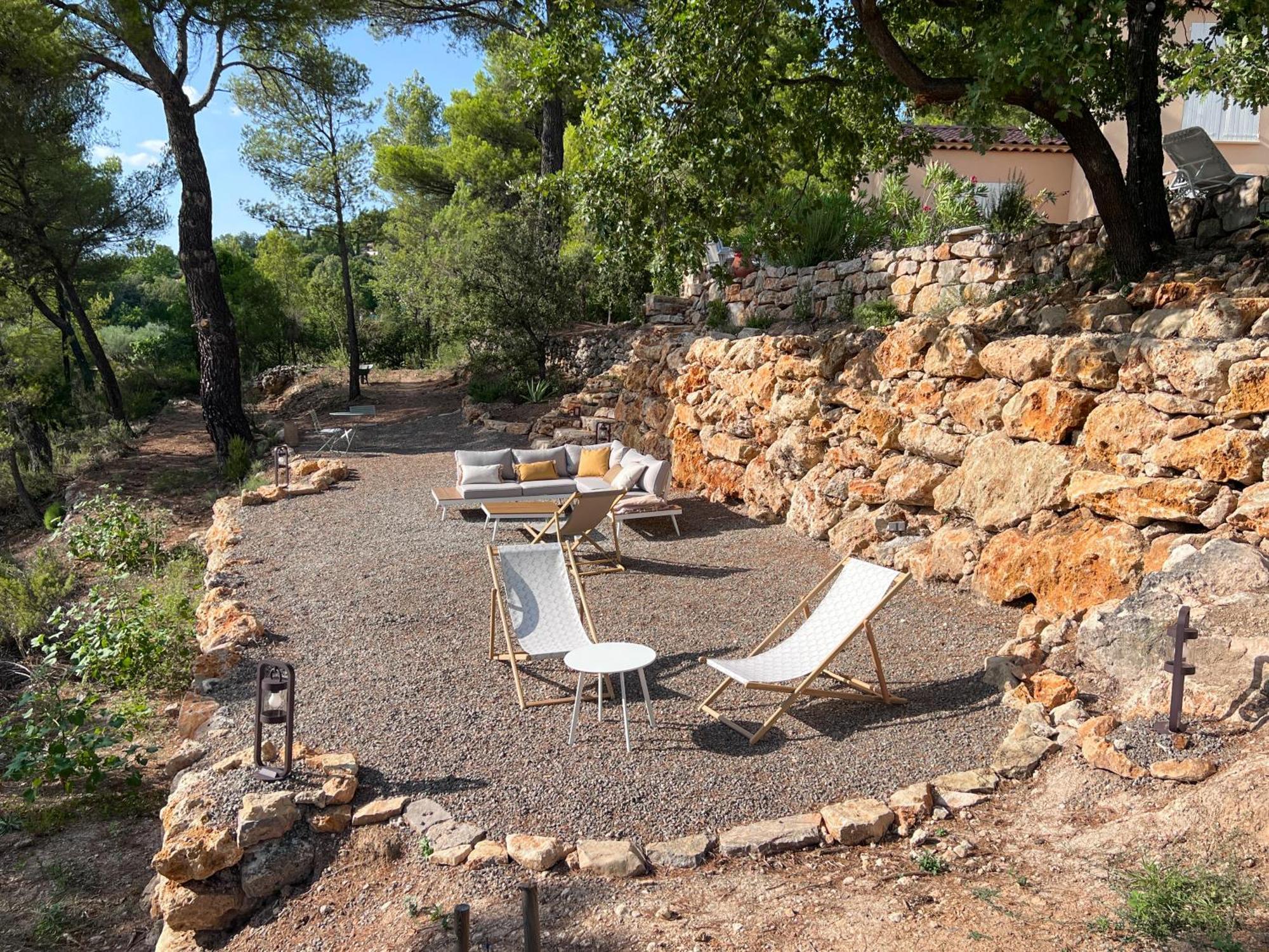 Villa "Le Sortilege" Vue Panoramique Et Piscine Tourtour Exterior photo